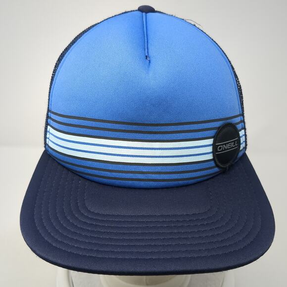 O'Neill Est. 1952 Snapback Trucker Hat Blue One Size Adjustable Mesh Back - Picture 2 of 9